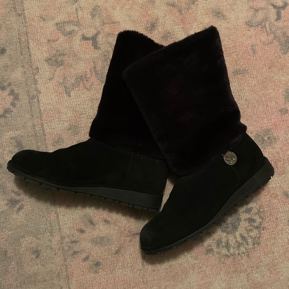 Stuart Weitzman Furever Faux Boot Sz 8